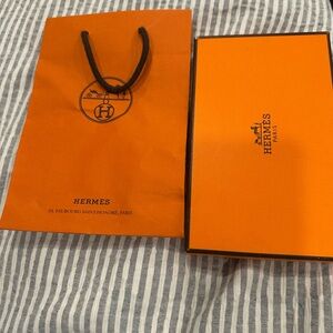 Hermès Signature Orange Bag and Box